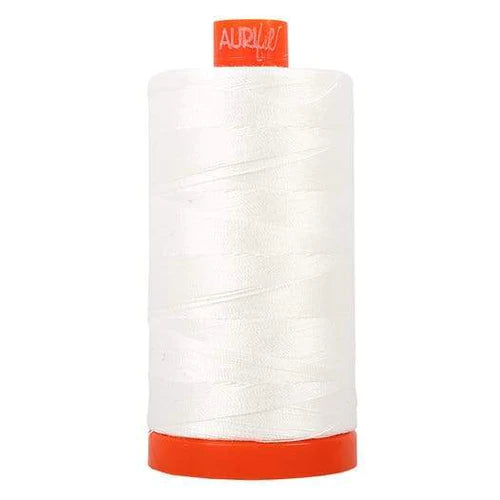 Aurifil 50 wt, 1422 yards, Natural White - 2021