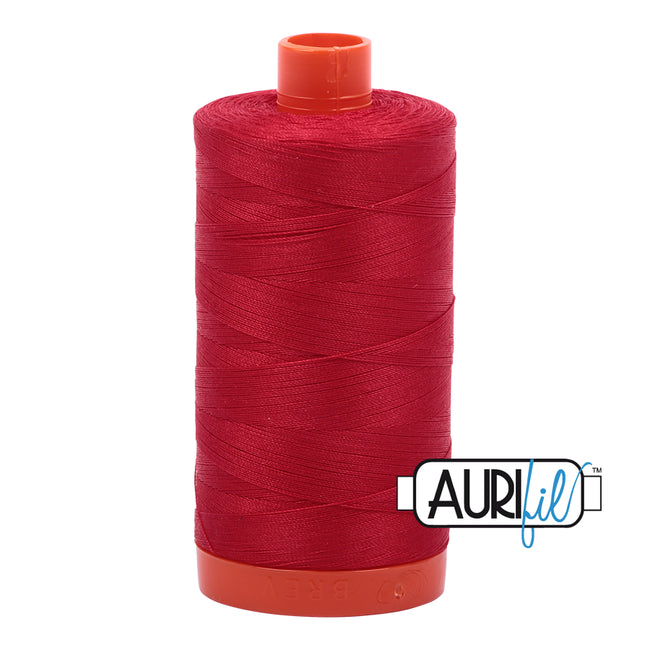 Aurifil 50 wt, 1422 yards, Red - 2250