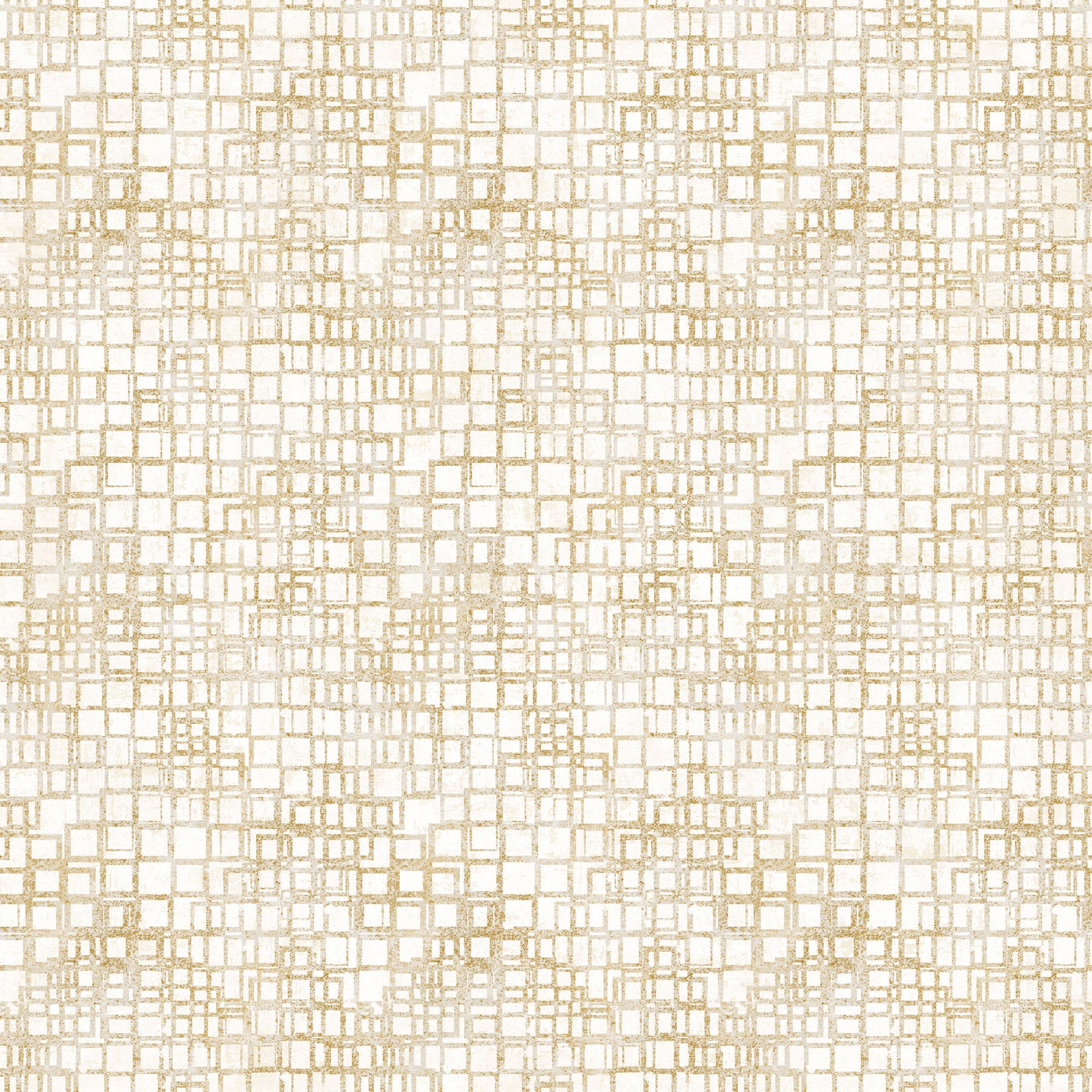 Gatsby by Deborah Edwards for Figo Fabrics, Squares, Cream Taupe
