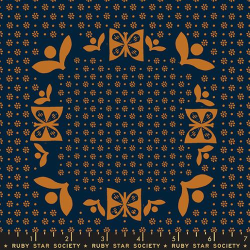 Sugar Maple by Alexia Marcelle Abegg, Table Cloth 30s, Navy (RS4090 16)