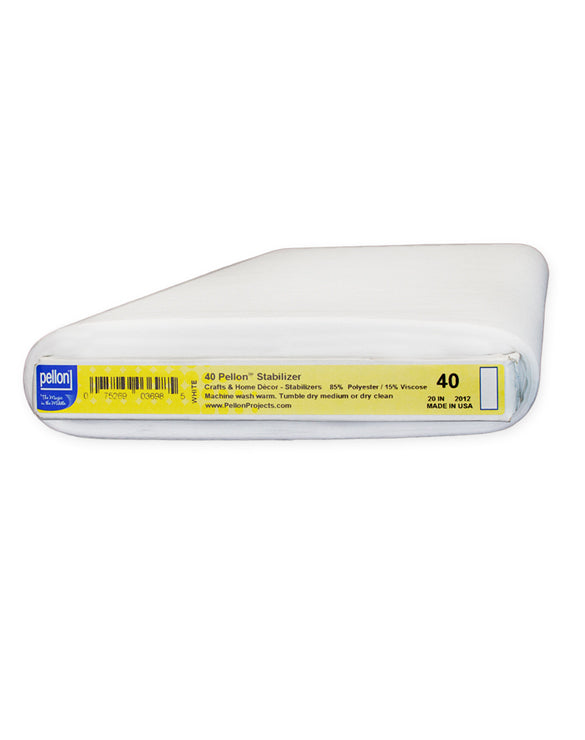 40W Pellon Sew in Stabilizer - White
