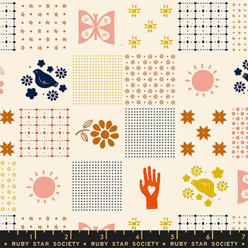 Sugar Maple by Alexia Marcelle Abegg, Songbird Patchwork, Natural (RS4089 11)