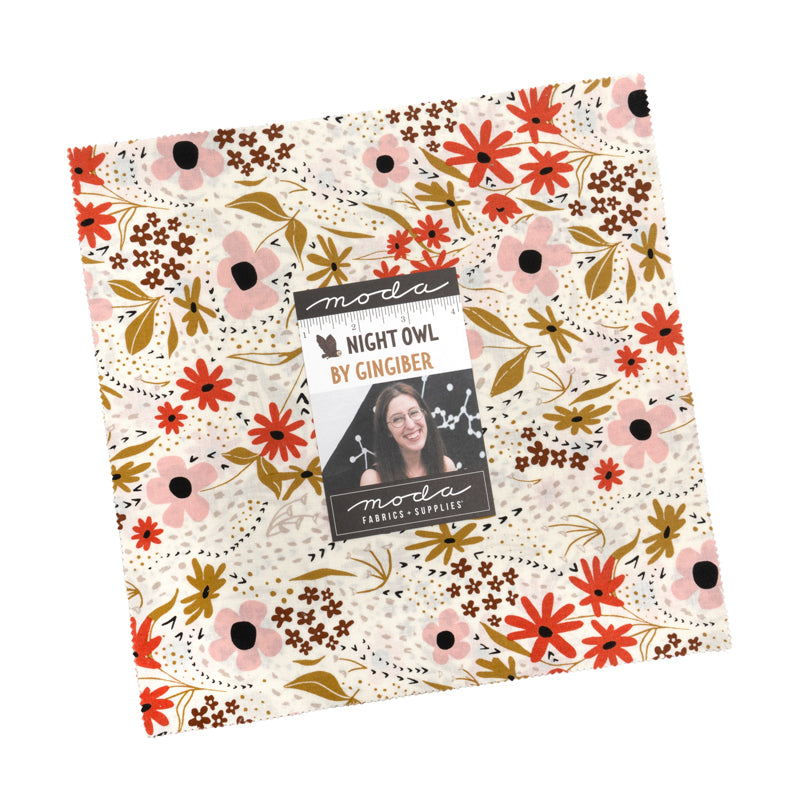 Night Owl by Gingiber for Moda, Layer Cake 10" Squares
