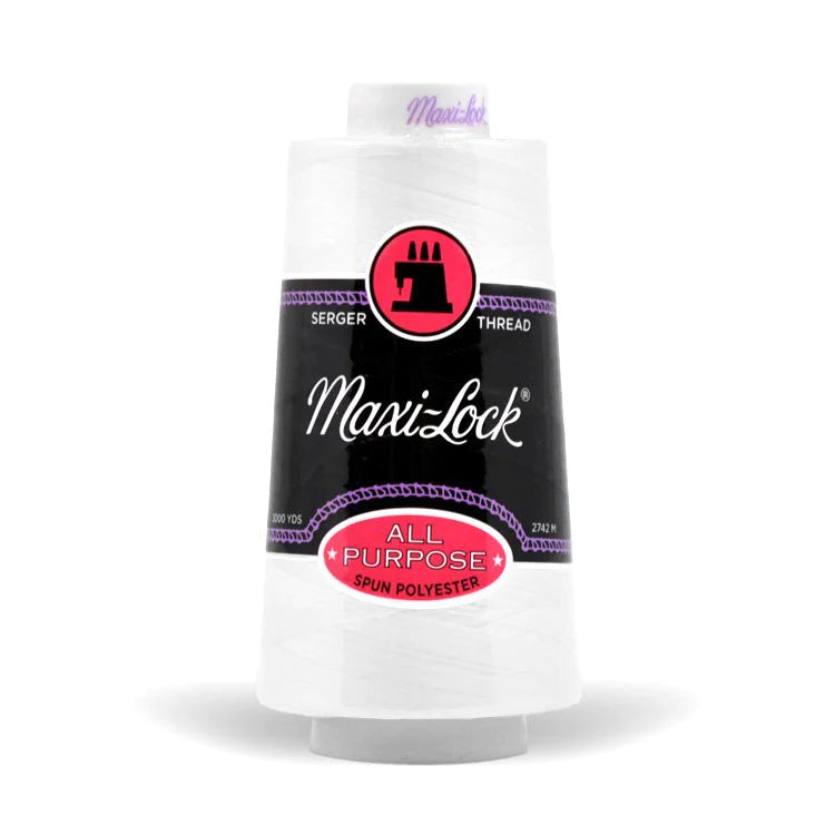 Maxi-Lock Serger Thread White - 4 Pack