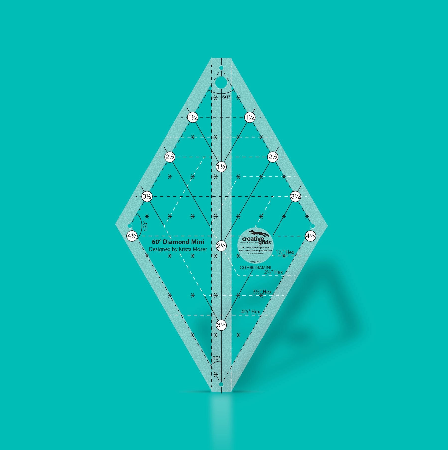 Creative Grids 60 degree diamond Mini