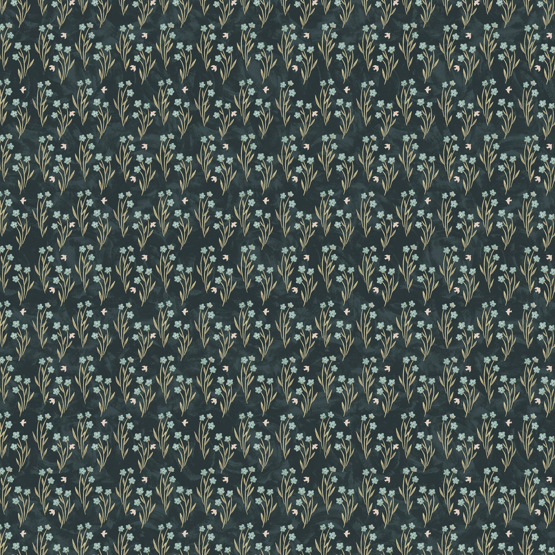 Paws & Play - Floral Field, Teal
