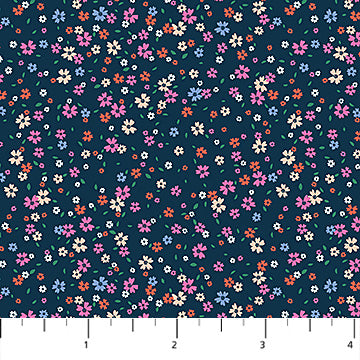 Pocket Posies by Figo Studio, Petal Drift, Navy