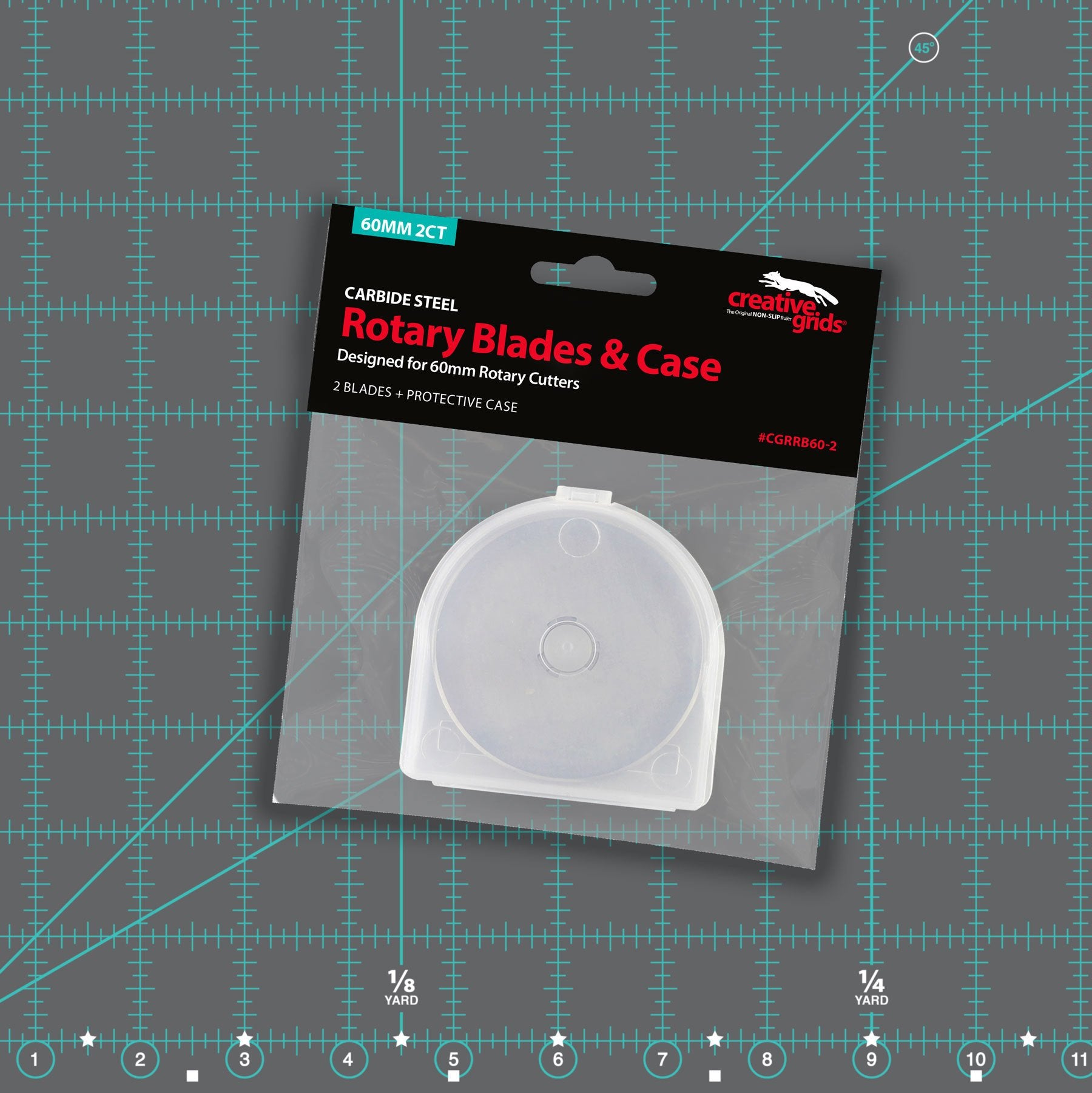 Creative Grids Rotary Blade - 60 mm; 2 ct
