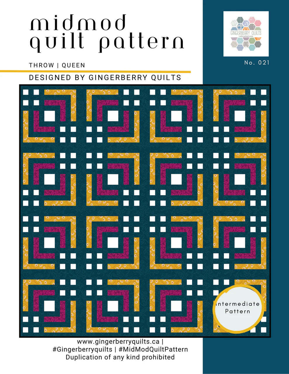 MidMod Quilt Pattern
