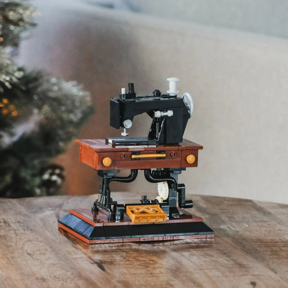 Sallie Tomato Vintage Sewing Machine Building Block Set