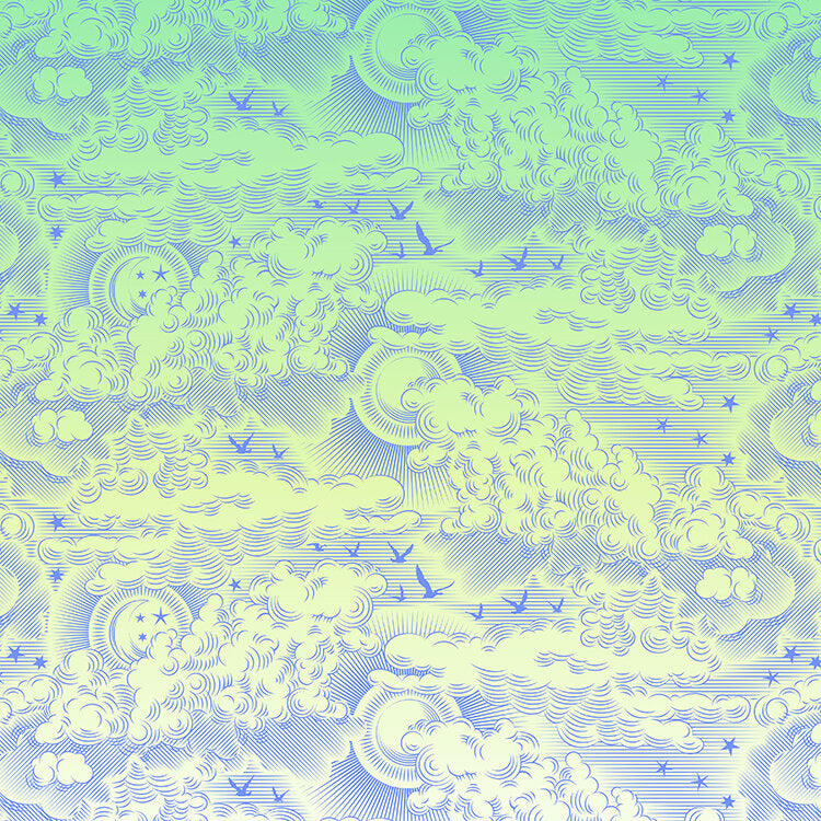 Tula Pink - Little Fluffy Clouds, Cloud