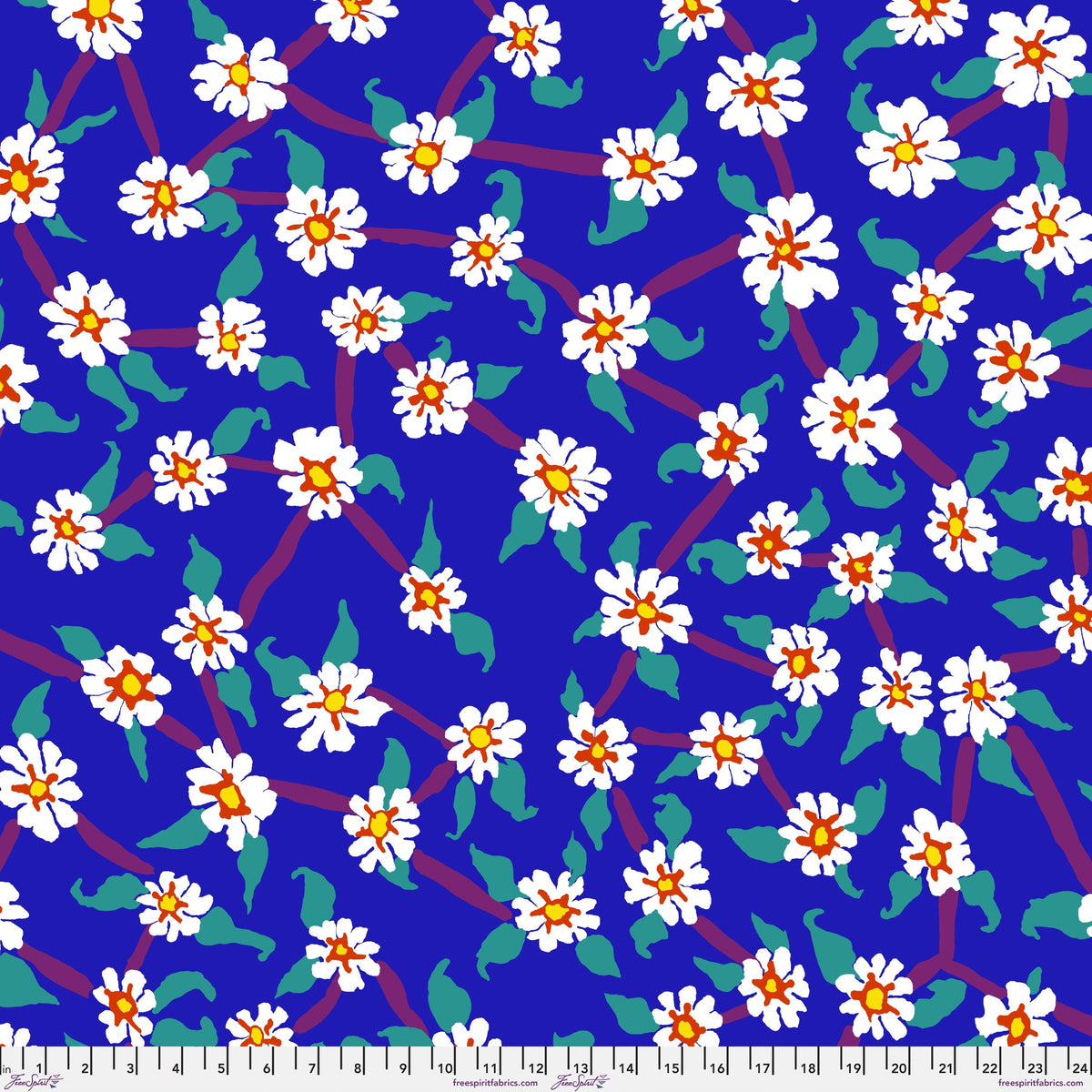 Kaffe Fassett Collective Mayflower 180 Wideback, Blue