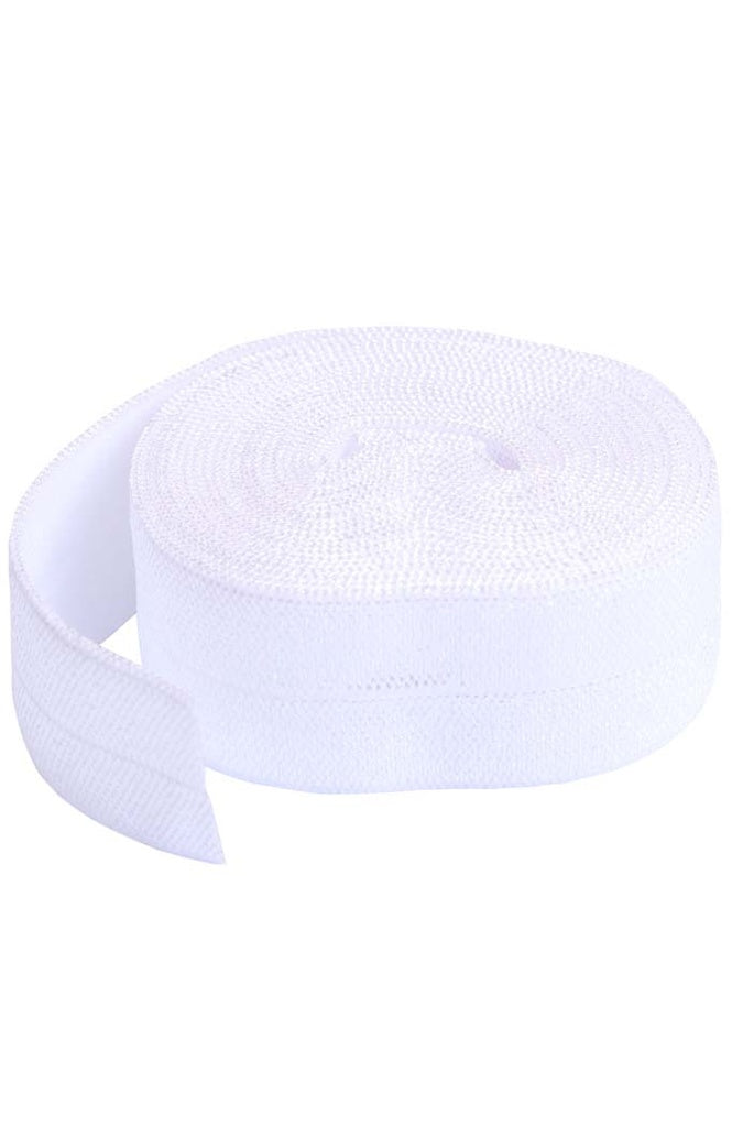 byAnnie Fold-Over Elastic, 20mm x 2 yards (1.8 metres), White