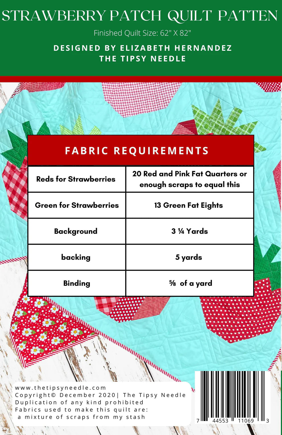 Strawberry Patch Quilt Pattern