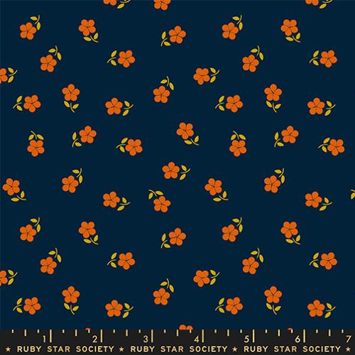 Sugar Maple by Alexia Marcelle Abegg, Petal Florals, Navy (RS4096 18)