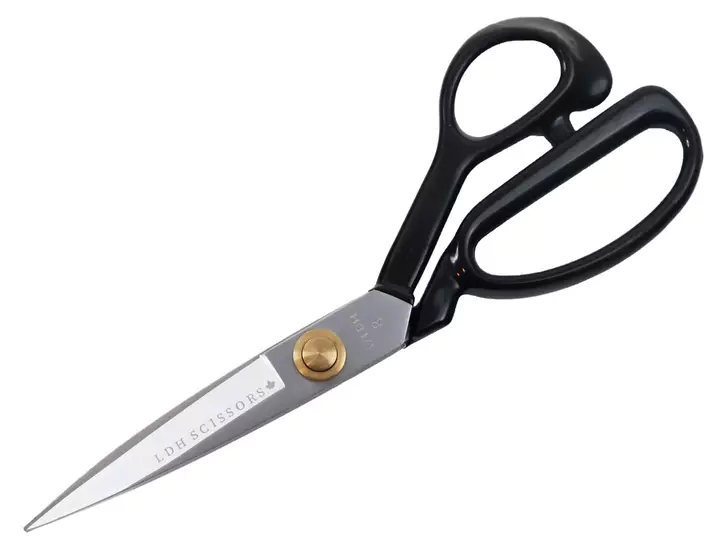 LDH Traditional Fabric Shears with Rubber Handle 10"