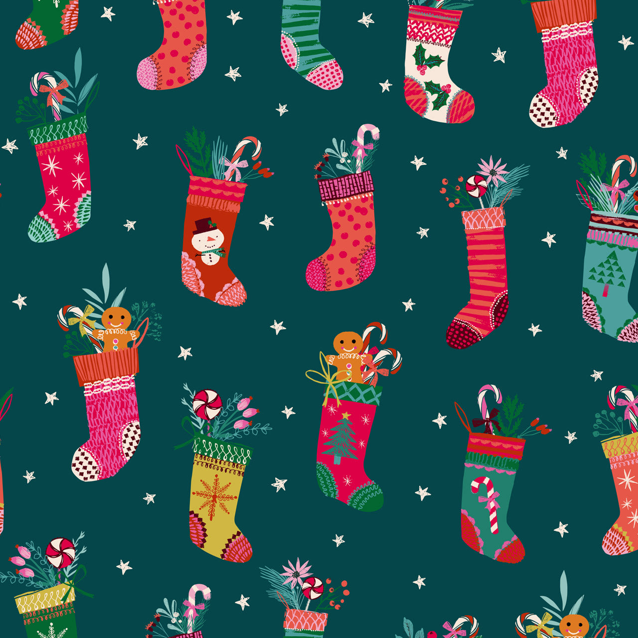 Candy Cane Christmas by Dashwood Studios, Stockings