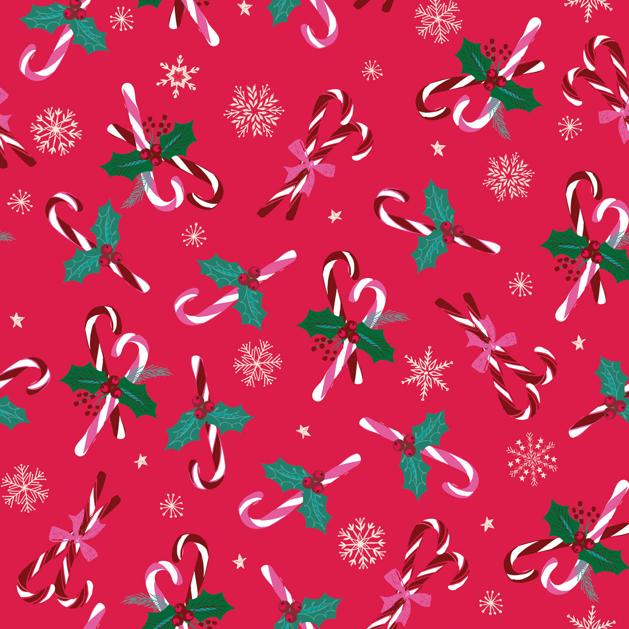 Candy Cane Christmas by Dashwood Studios, Candy Canes & Snowflakes