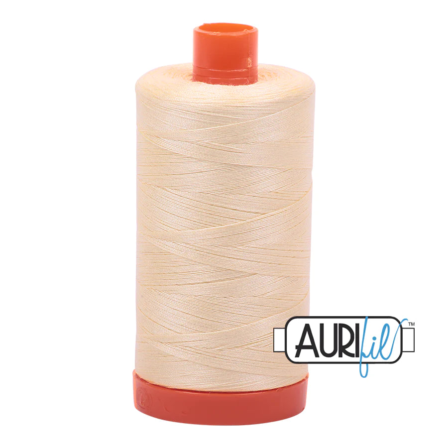 Aurifil 50 wt, 1422 yards, Light Sand - 2000