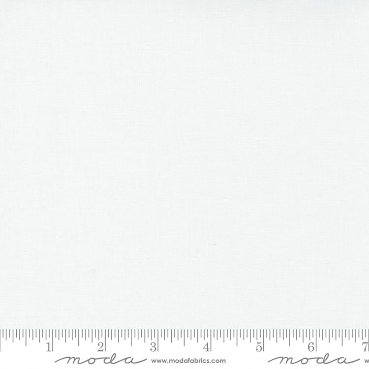 Bella Solids by Moda, Bleached White