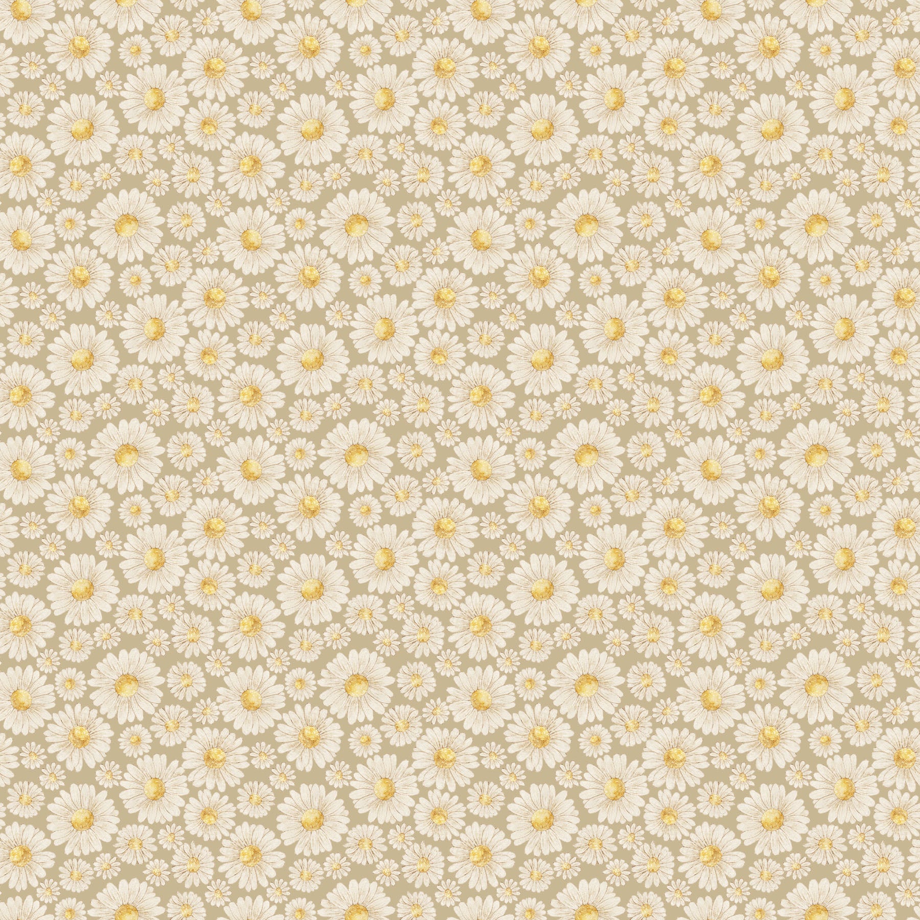 Tiny Waddles by Jessica Yon Lo for Figo, Daisies, Green