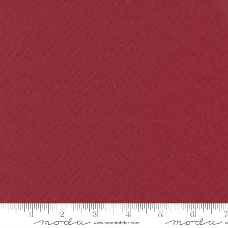 Bella Solids by Moda, Brick Red
