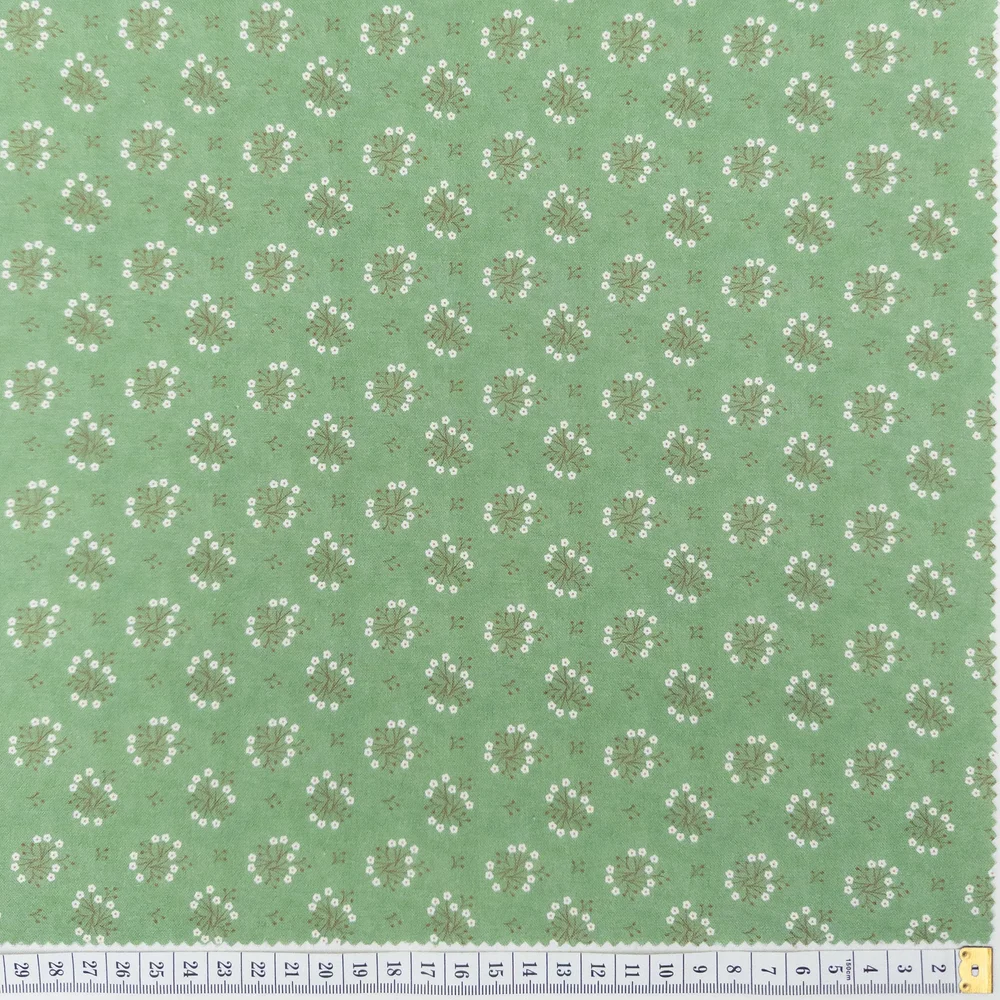 Musical Willow by Mel Armstrong for Gordon Fabrics, Green Floral