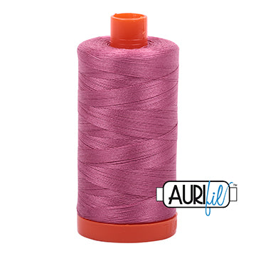 Aurifil 50 wt, 1422 yards, Dusty Rose - 2452