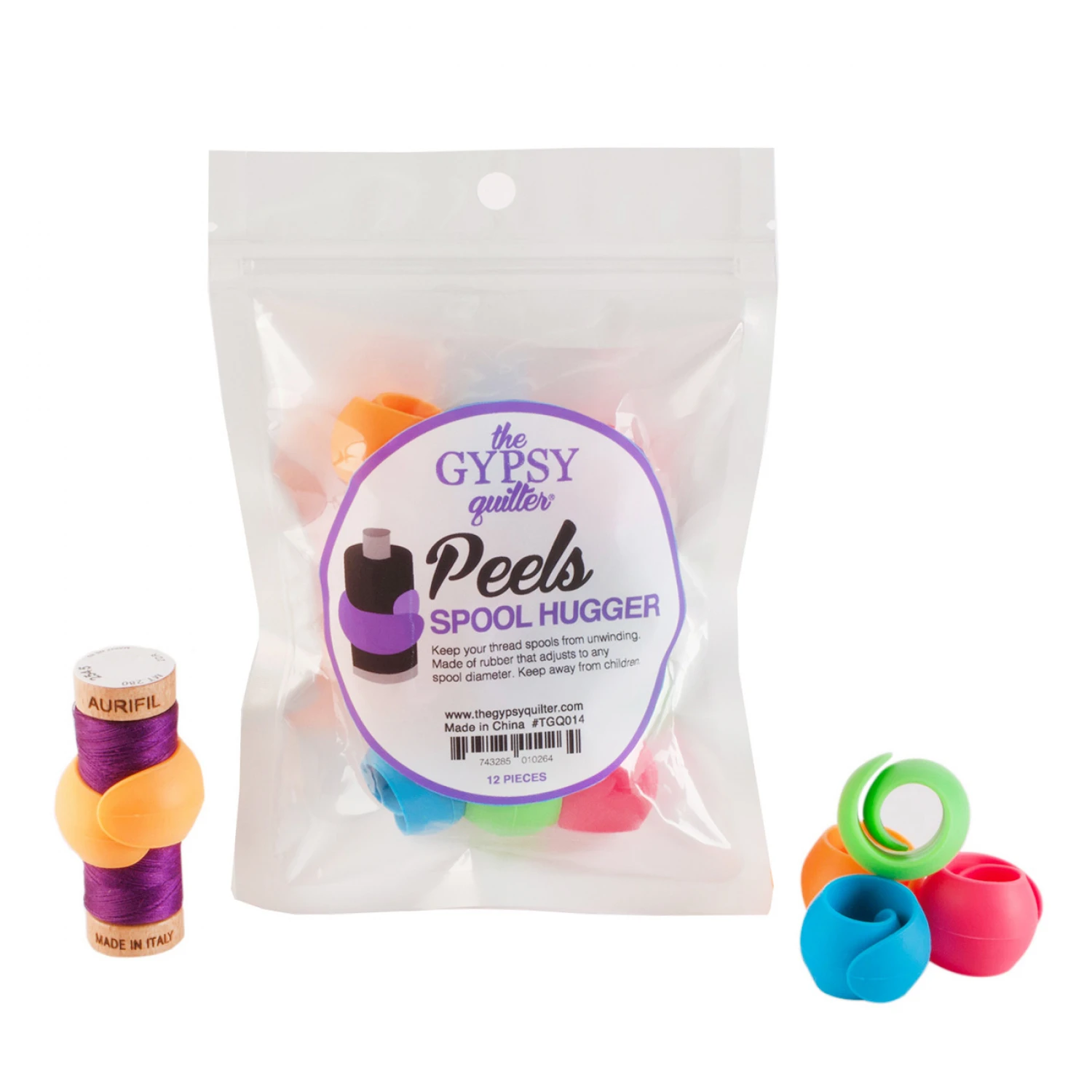 The Gypsy Quilter, Peels Spool Hugger, 12pc