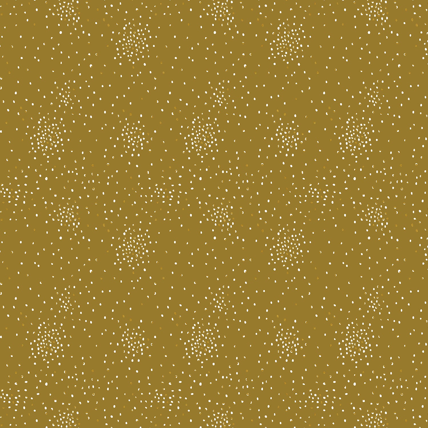 Cotton + Steel Basics - Clusters, Forest Moss