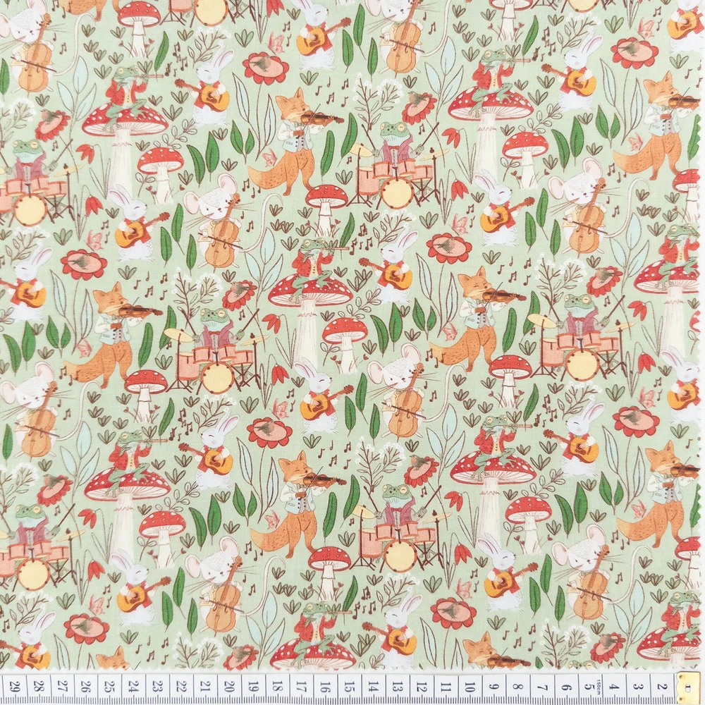 Musical Willow by Mel Armstrong for Gordon Fabrics, Folk Friends