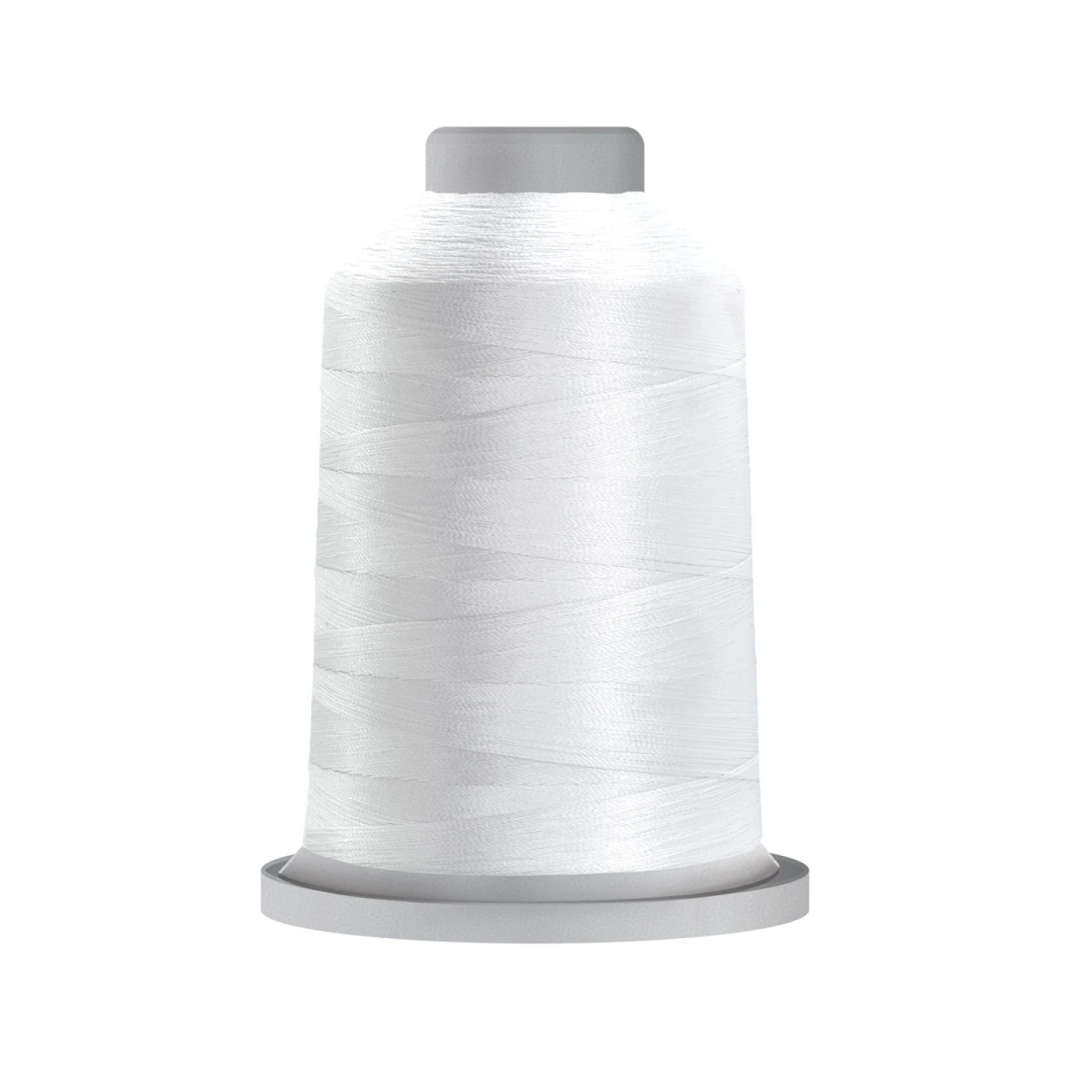 Glide 40wt King Spool 5500 Yards Polyester Thread, Super White