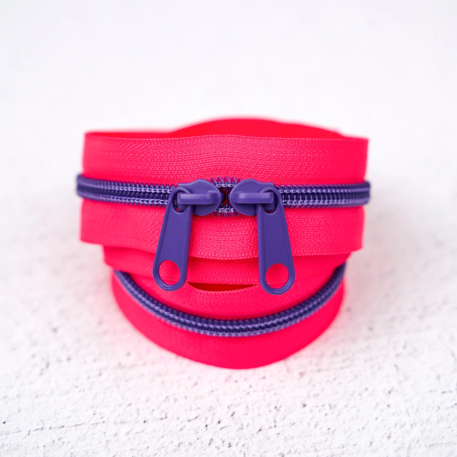 Renaissance 30" Double Pull Handbag Zipper, Raspberry Rave