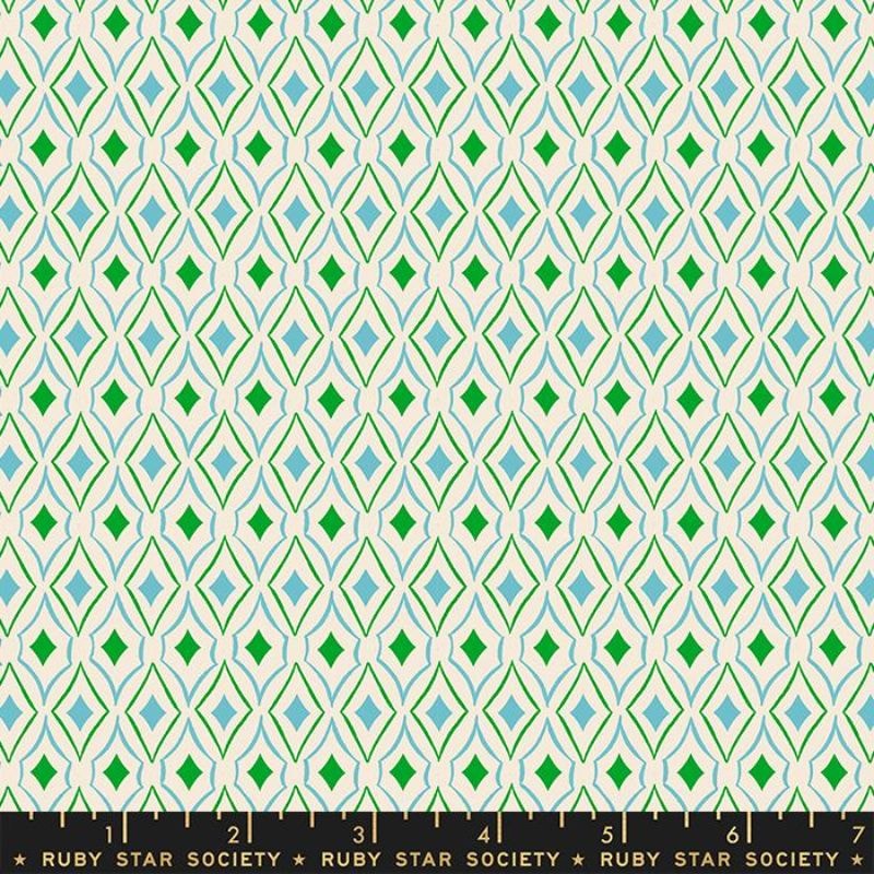 Flowerland by Melody Miller, Turquoise Diamonds