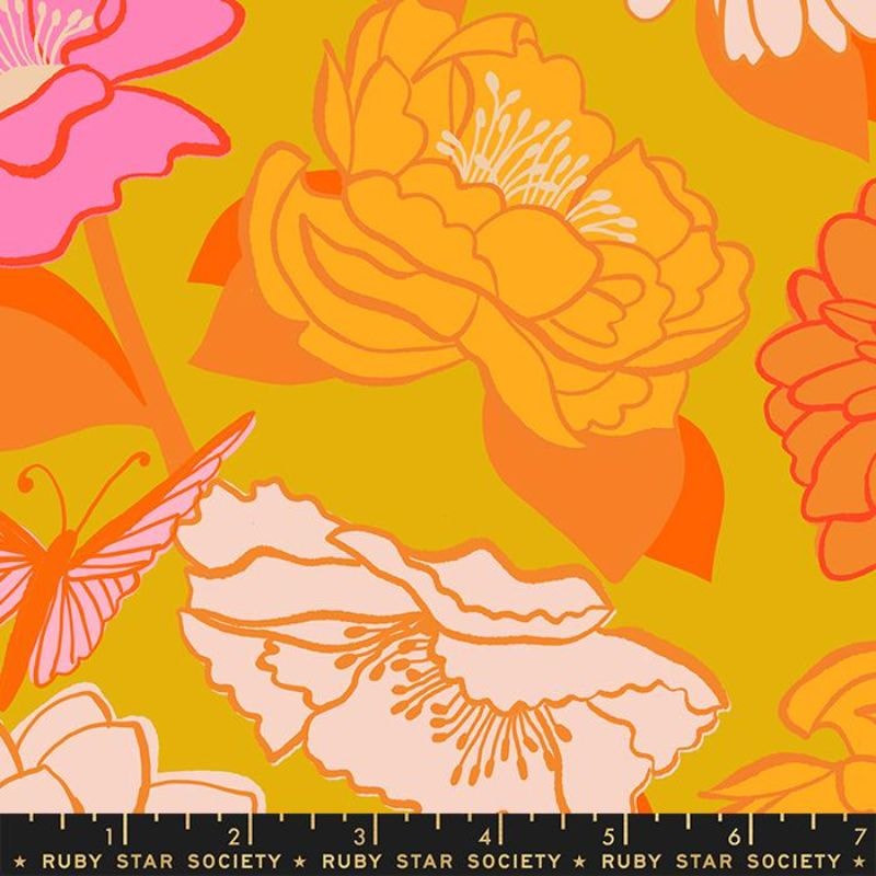 Flowerland by Melody Miller, Goldenrod Floral