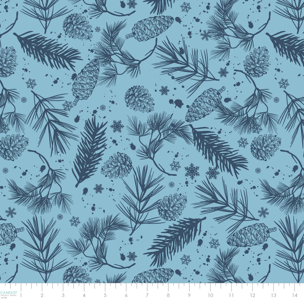 Winter Land by Camelot Design Studio, Winter's Treasures, Blue