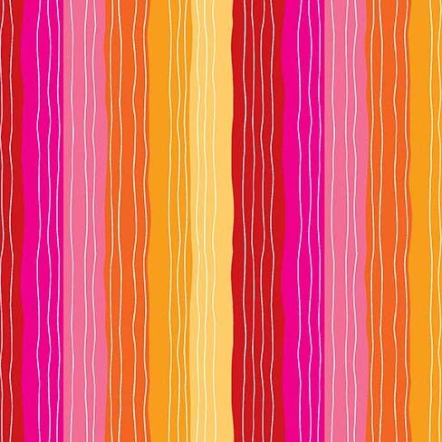 Fresh Fruit by Micheal Miller, Fruit Stripes - Red