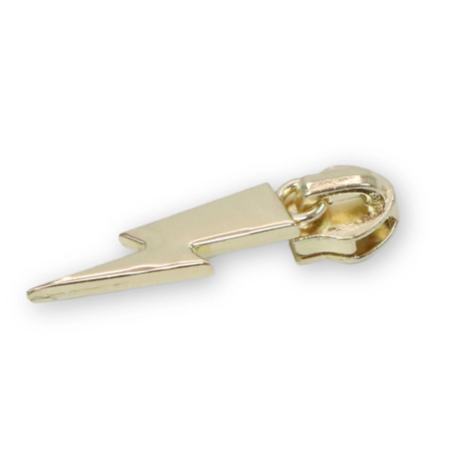 Sallie Tomato Zipper Pulls, Lightning Bolt - Gold, 4pk