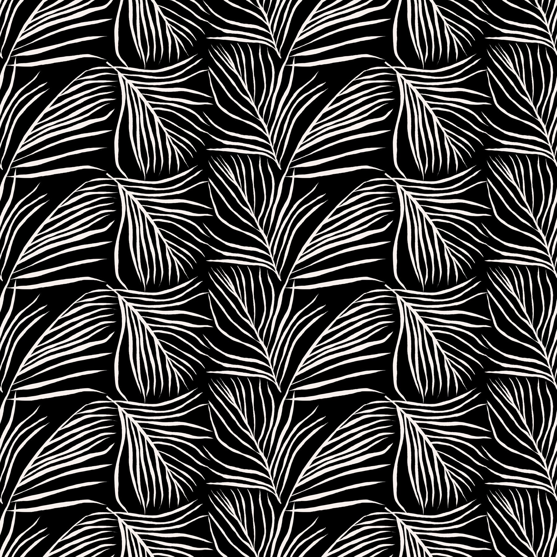 Ink & Earth by Figo Studio, Foliage, Black