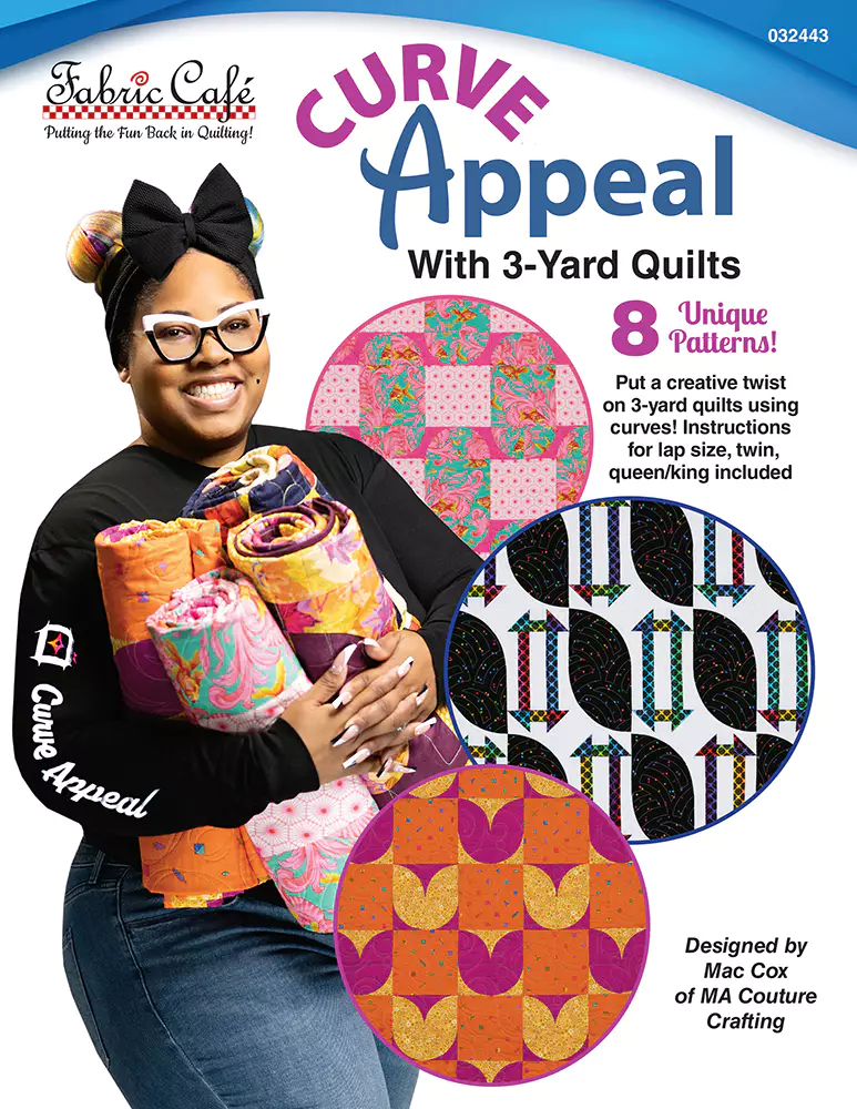 Fabric Cafe Pattern Book, Curve Appeal With 3-Yard Quilts