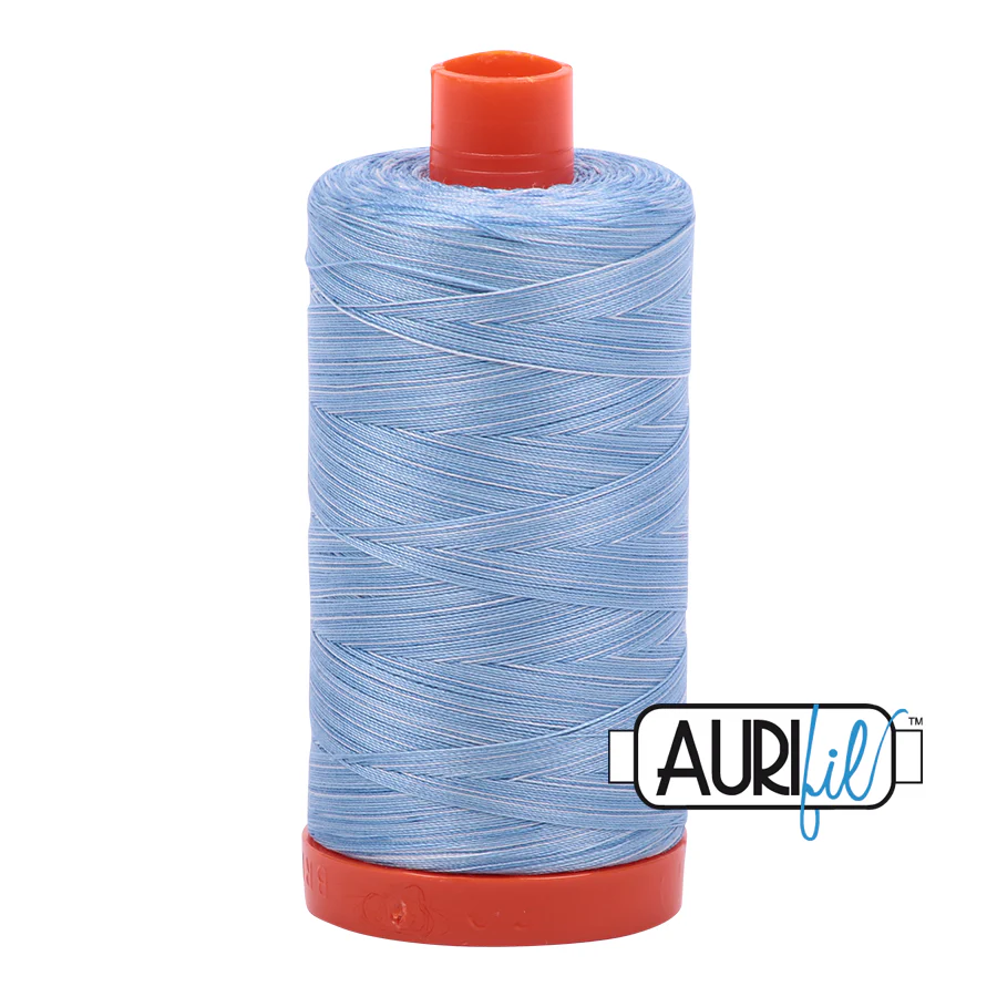 Aurifil 50 wt, 1422 yards, Stone Washed Denim - 3770