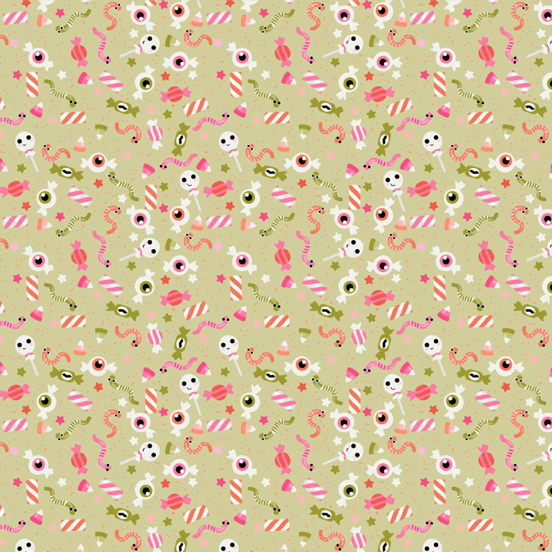 Not Scary by Poppie Cotton, Gooey Sweets, Green