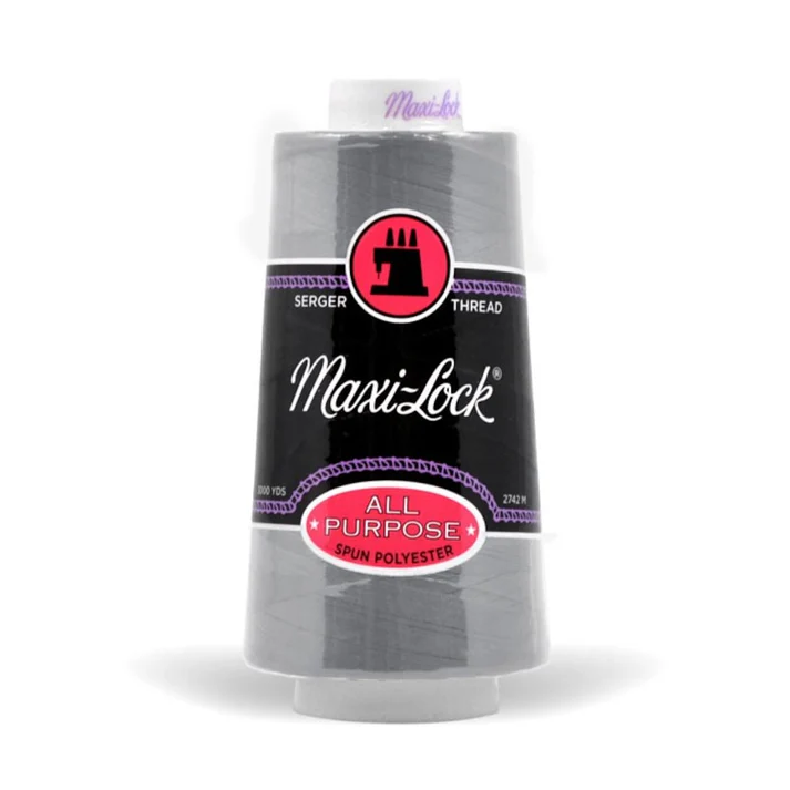 Maxi-Lock Polyester Serger 50wt 3000 yards - Steel