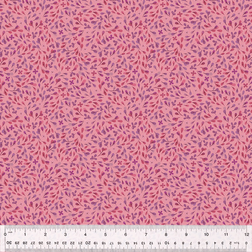 Cats In The Garden, Floating Petals, Mauve