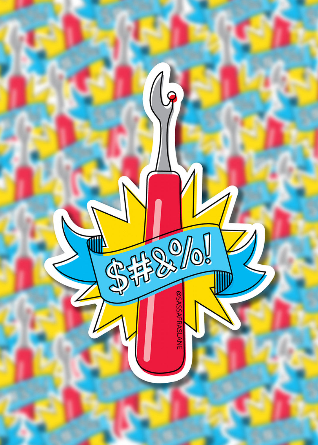 Sassafras Seam Ripper Sticker