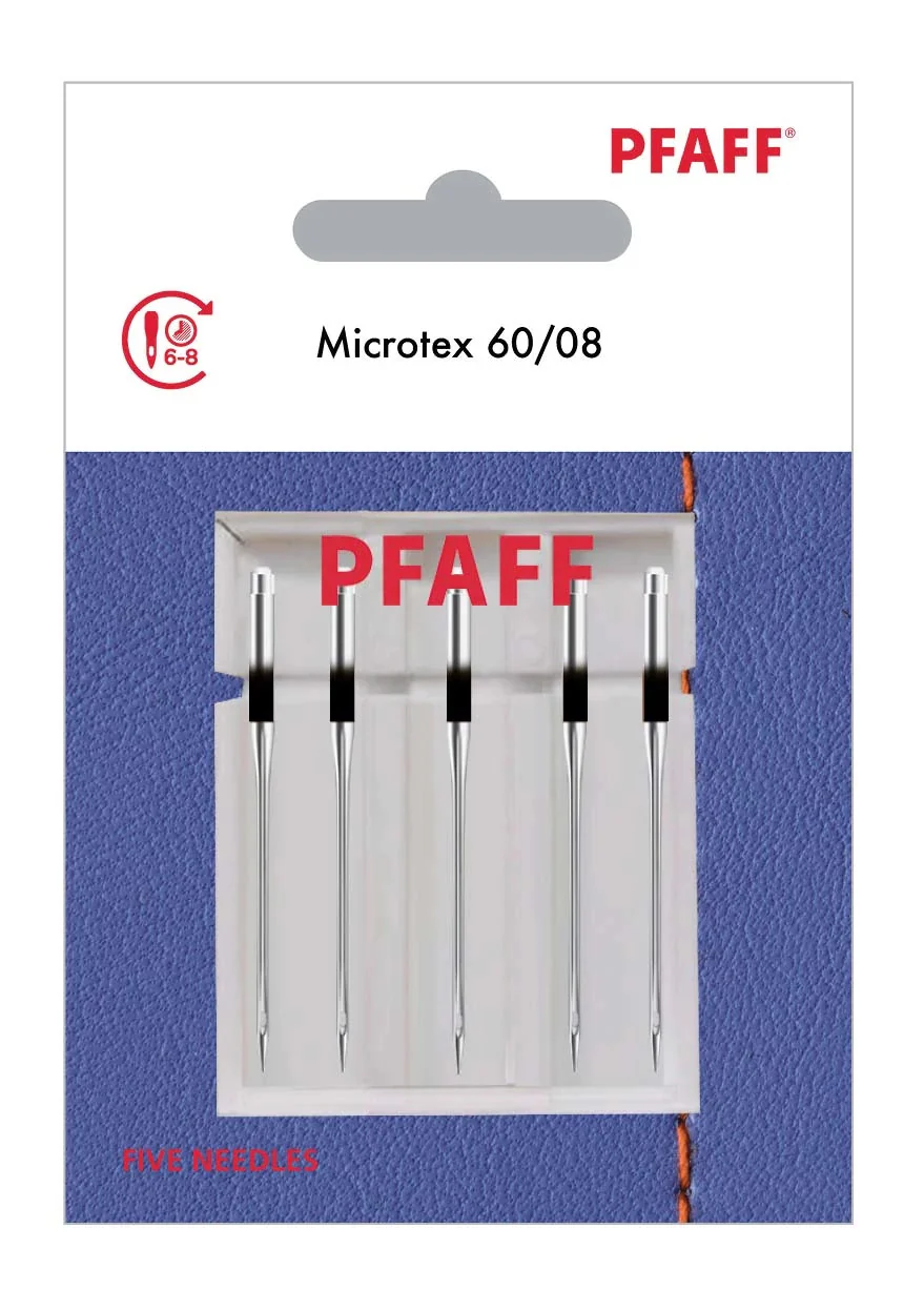 PFAFF Microtex Needles Size 60/08 5-Pack
