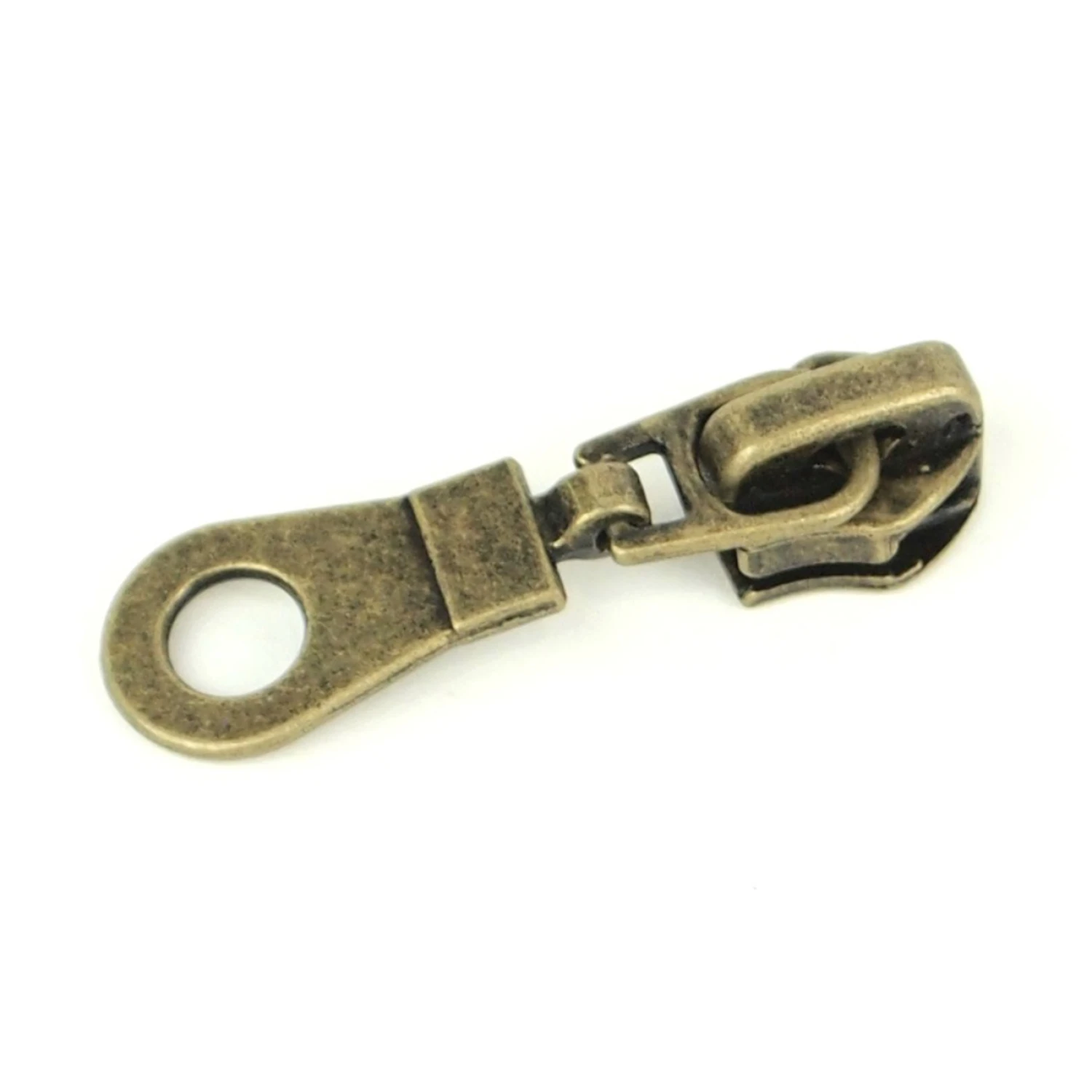 Sallie Tomato Zipper Pulls, Donut - Antique, 4 pk