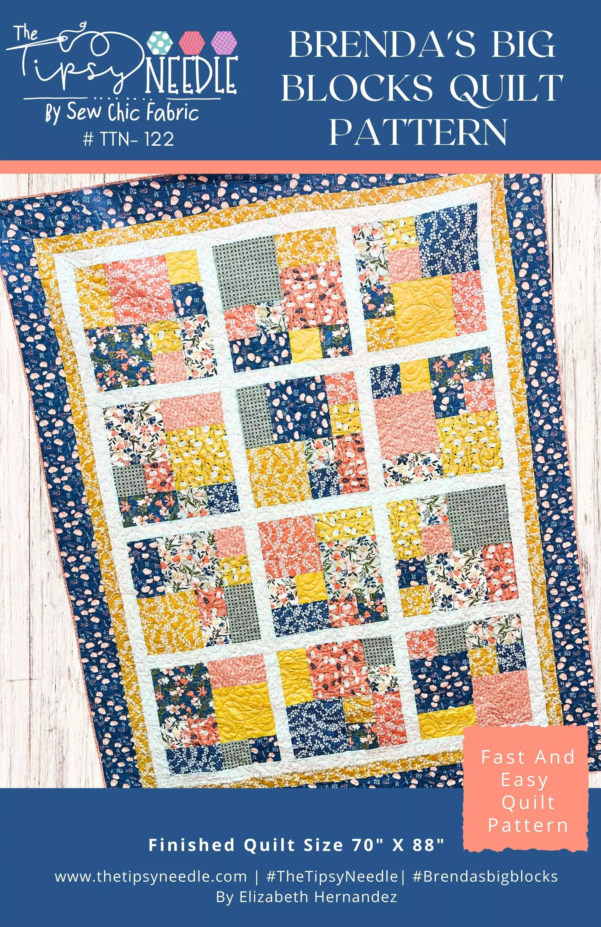 Brenda's Big Blocks Quilt Pattern