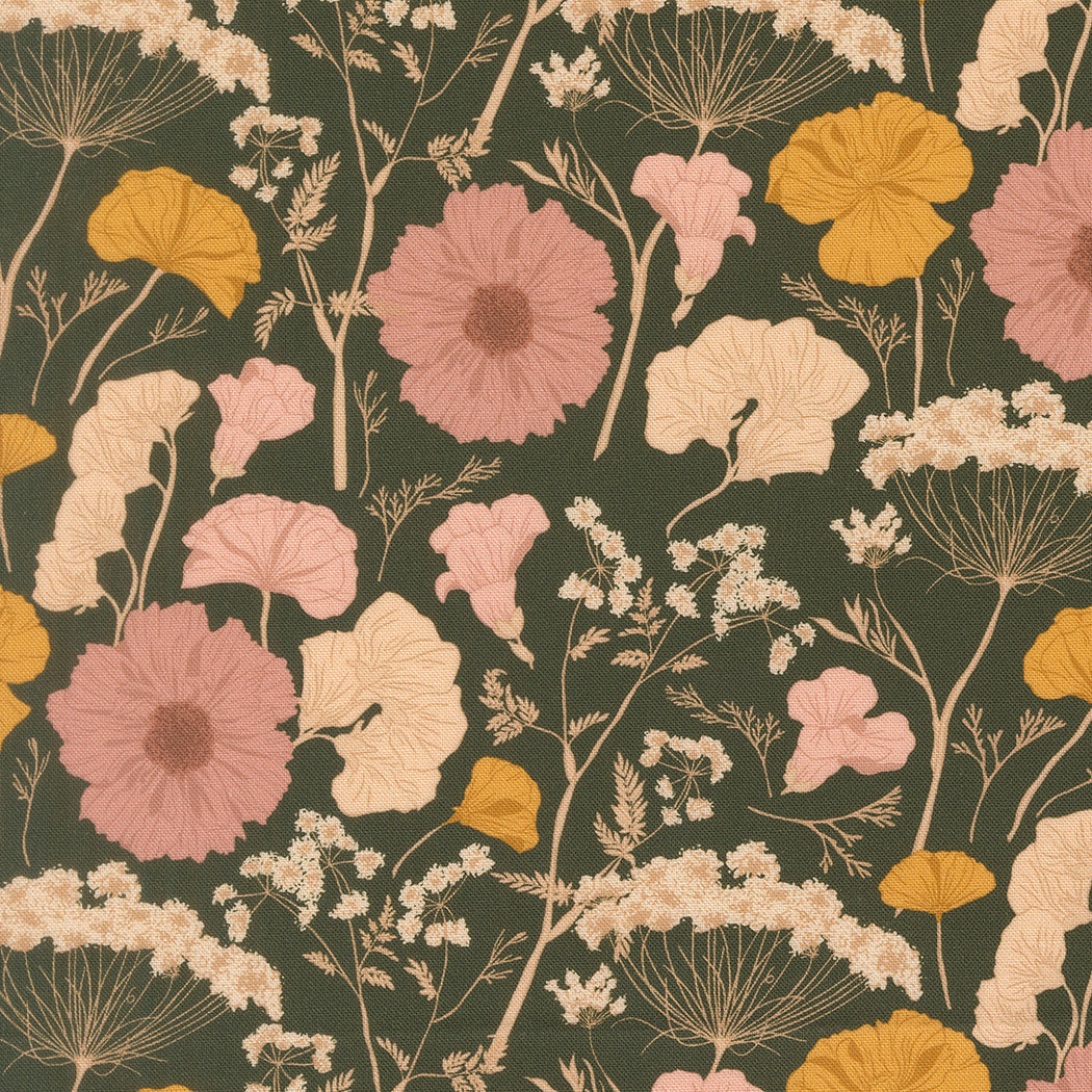 Petalush by Kiley's Quilt Room for Moda, Pressed Flowers, Pine