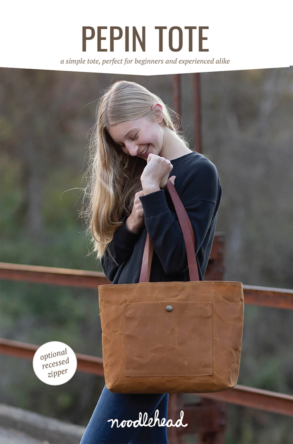 Pepin Tote Bag Pattern by Noodlehead